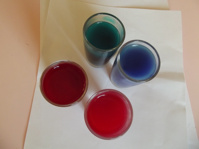 Пальчиковые краски .