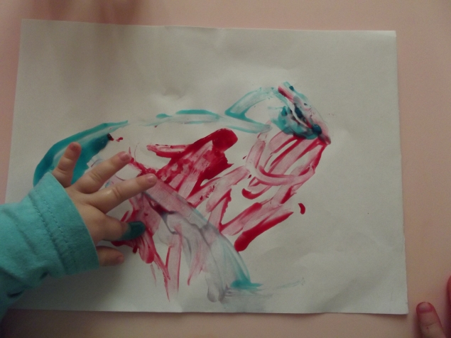 Пальчиковые краски .