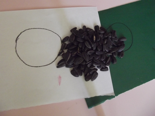 Аппликация " Подсолнух ".