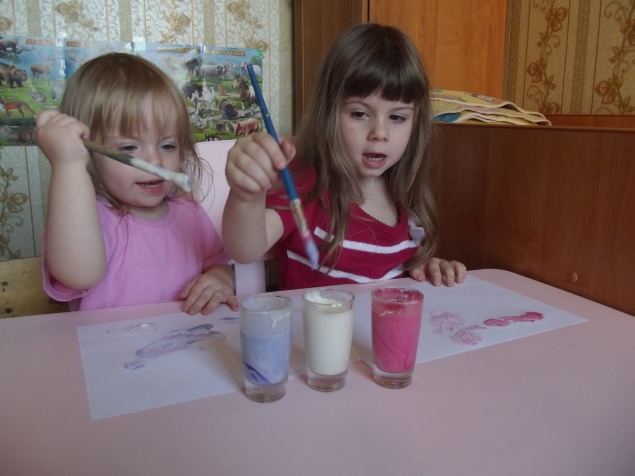 Объемные краски .