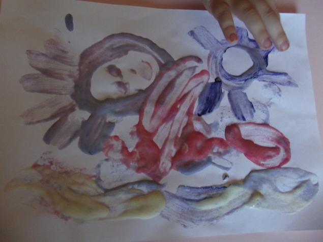 Объемные краски .