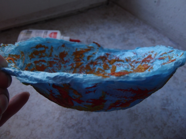 Тарелка из салфеток . Тарелка из салфеток .