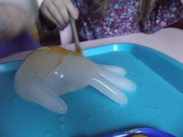 Рисование на льду . Рисование на льду .