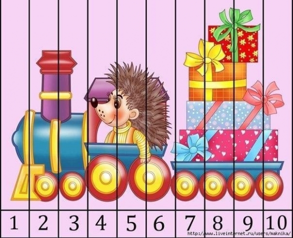 Пазлы для детей .