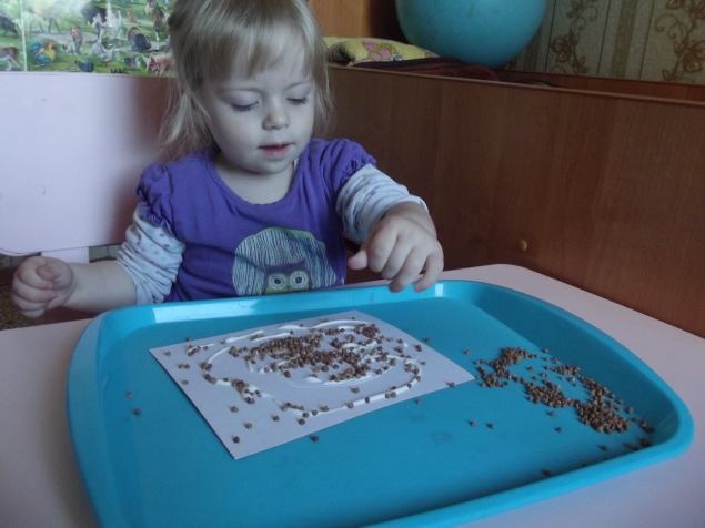 Крупяные узоры .