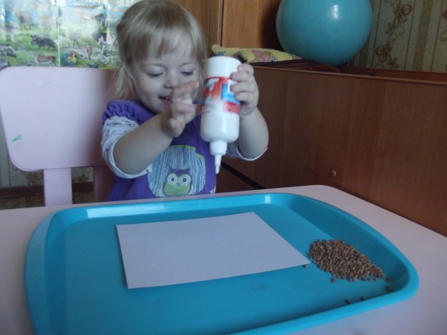 Крупяные узоры .