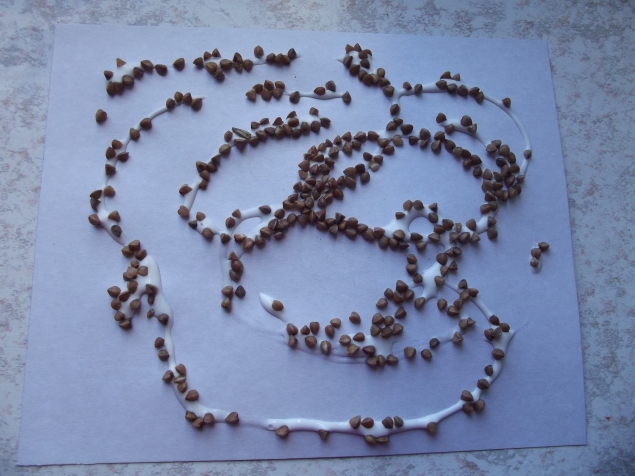 Крупяные узоры .