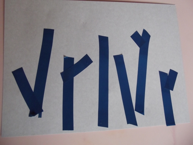 Изолента в рисовании .