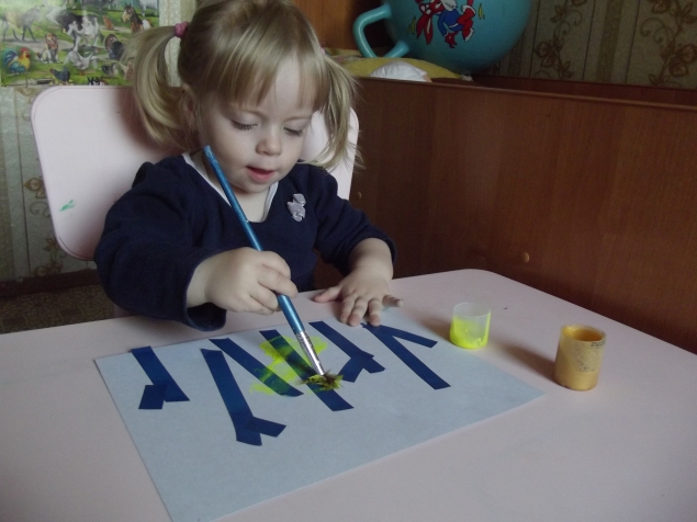 Изолента в рисовании .