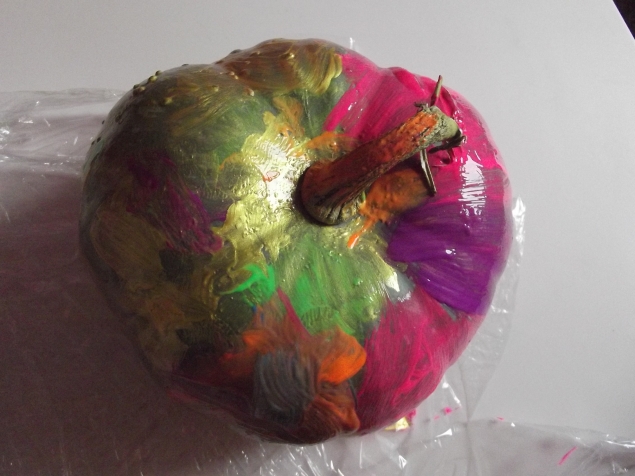 Разноцветная тыква .