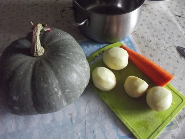 Суп из тыквы .