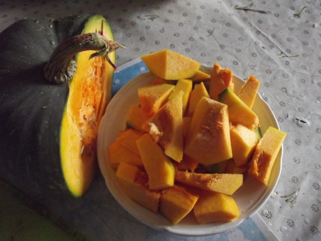 Суп из тыквы .