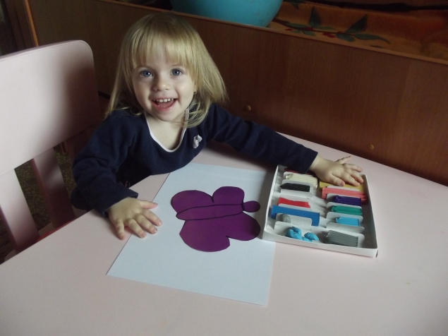 Аппликация " Бабочка " .