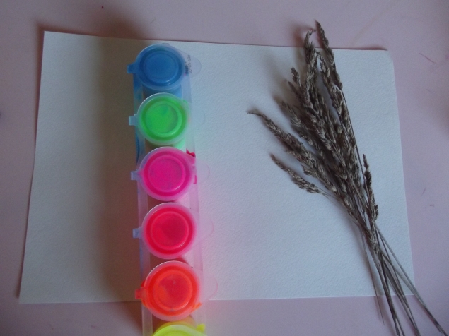 Поле с колосками .