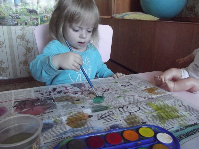 Коллаж на газете .