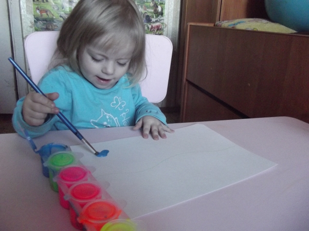 Поле с колосками .