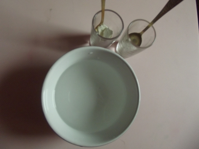 Опыт с водой .