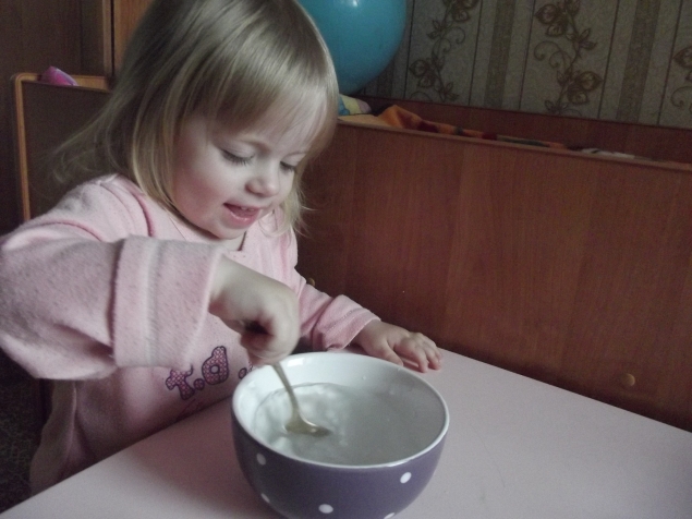 Опыт с водой .