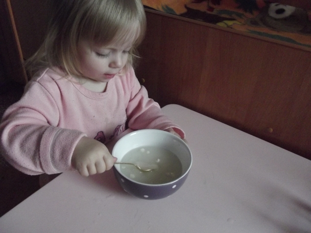 Опыт с водой .