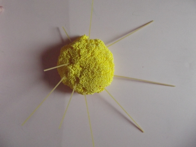 Солнце из спагетти . Солнце из спагетти .