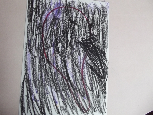 Аппликация " Привидение " . Аппликация " Привидение " .