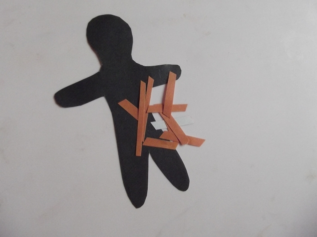 Мумия из бумаги .