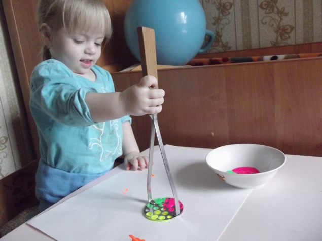 Рисуем толкушкой ! Рисуем толкушкой !