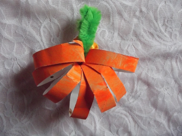 Тыква из рулончика ... Тыква из рулончика ...