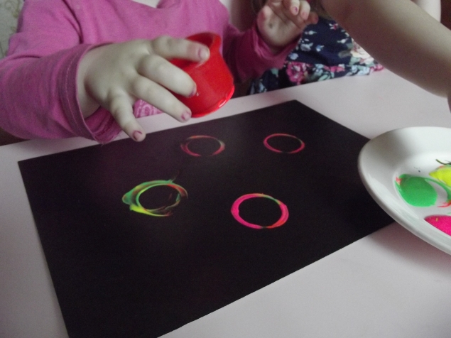 Разноцветные круги .