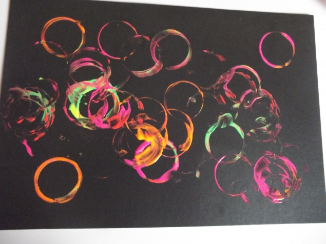 Разноцветные круги .