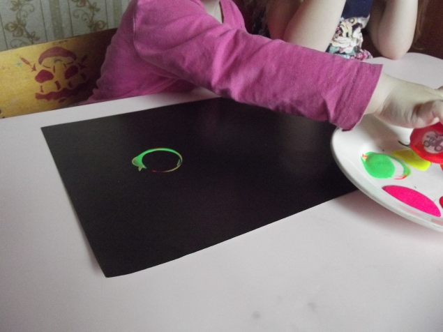 Разноцветные круги .