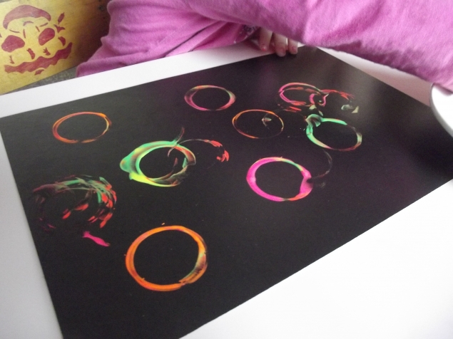 Разноцветные круги .