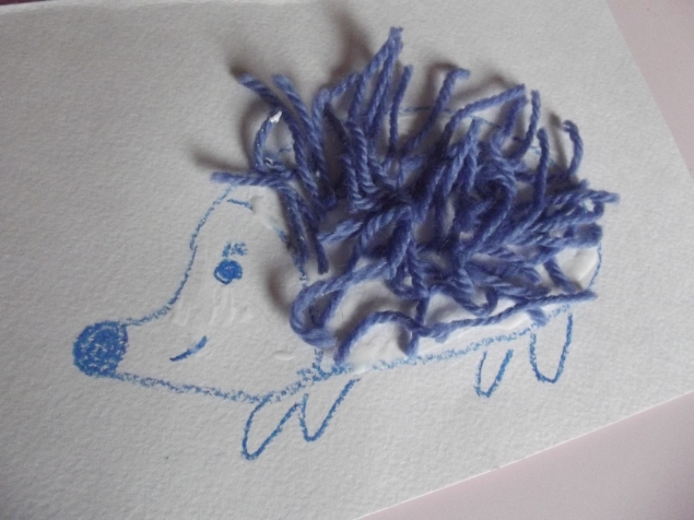 Синий ежик . Синий ежик .