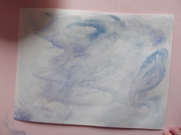 Зимняя акварель .