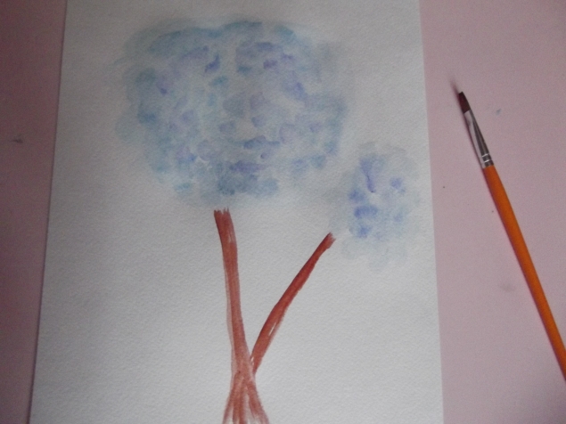 Зимнее дерево .