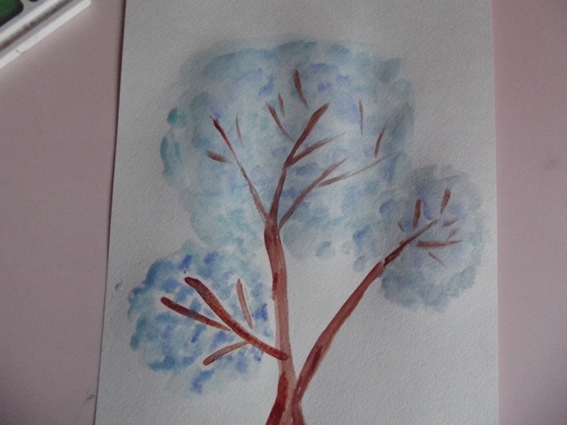 Зимнее дерево .