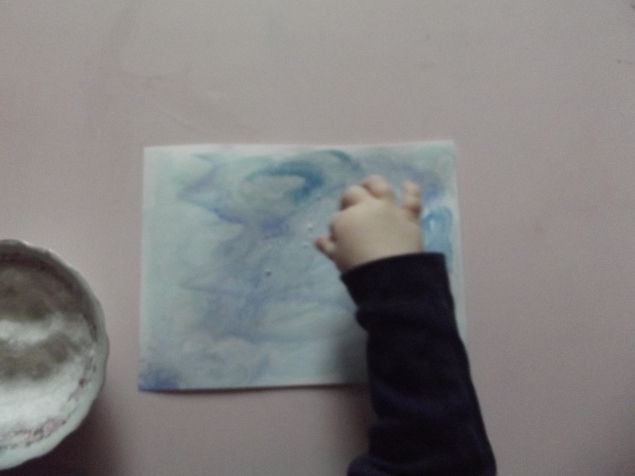 Зимняя акварель .