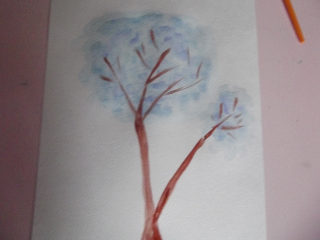 Зимнее дерево .