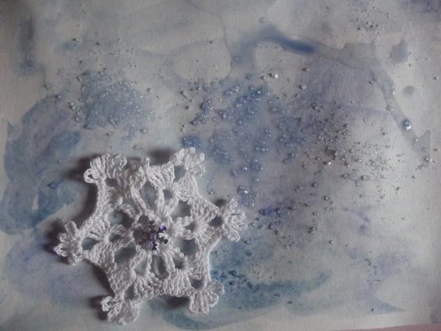 Зимняя акварель .