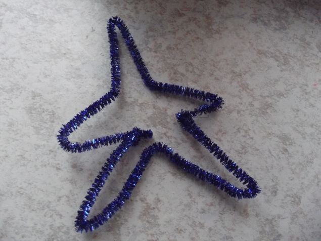 Мишура на проволоке .