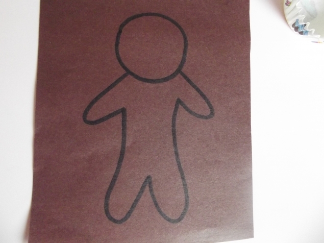 Зимний человечек .