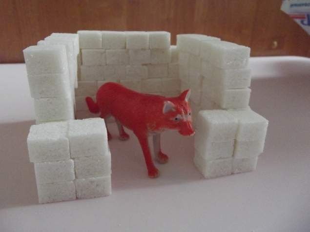 Иглу из сахара .