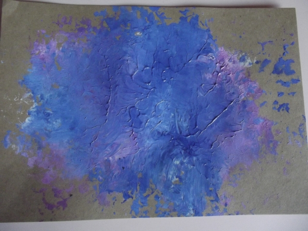 Зима через пленку .