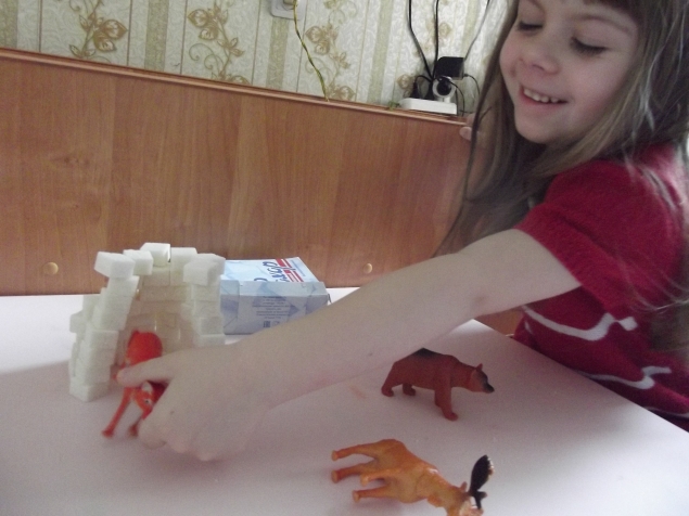 Иглу из сахара .