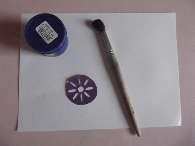 Небо со снежинками .