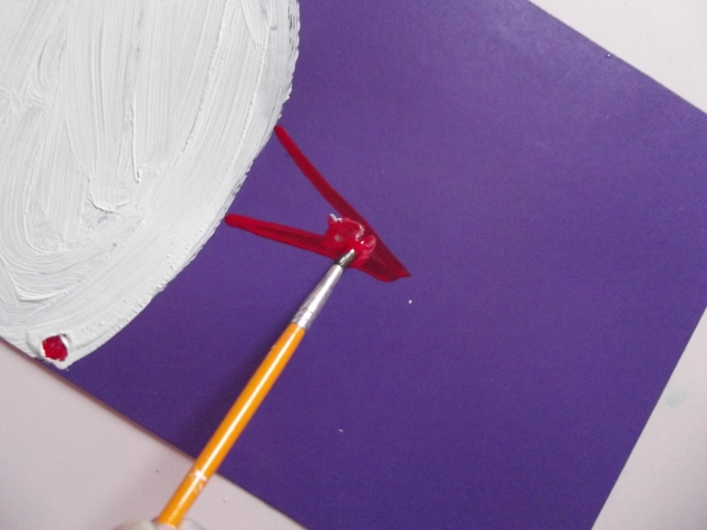 Рисунок " Снеговик ".