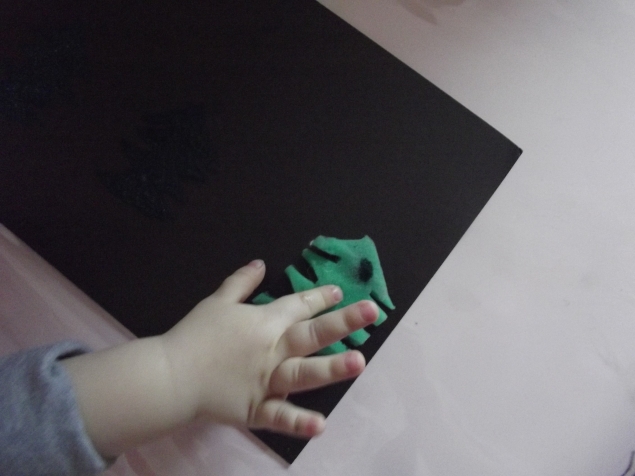 Штампы из губки .