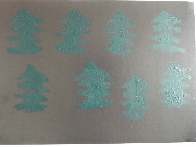 Штампы из губки .