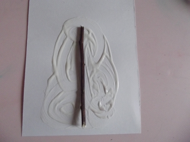 Елочка из веточек .