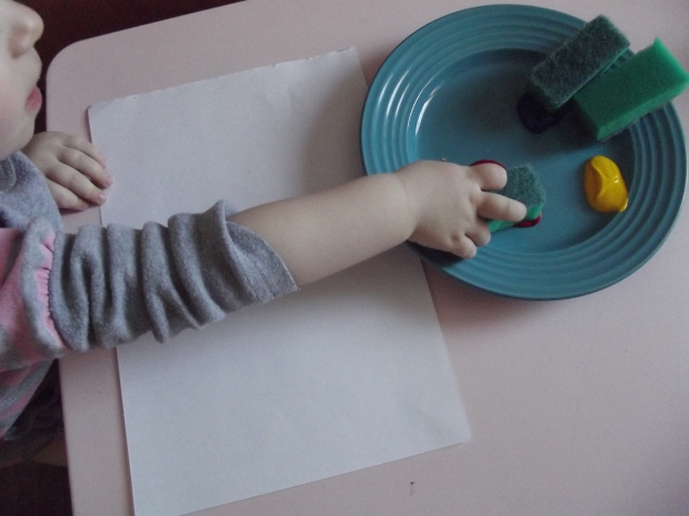 Рисуем губками .